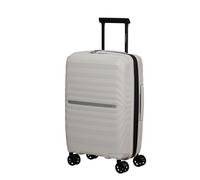 Samsonite Neo Flux - Spinner S Slim, Erweiterbarer Handgepäck, 55 cm, 39/45 L, Beige (Warm Neutral)