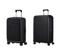 Samsonite Neopulse - Spinner S, Handgepäck, 55 cm, 42 L, Grau (Matt Graphite)+Spinner L, Koffer, 75 cm, 94 L, Grau (Matt Graphite)