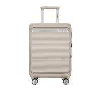 SAMSONITE Trolley PARALUX SPINNER 55cm erweiterbar Stone Grey creme