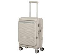 SAMSONITE Trolley PARALUX SPINNER 55cm erweiterbar Stone Grey creme