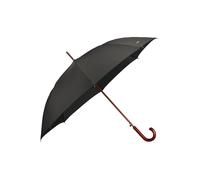 Samsonite Wood Classic S - Man Auto Open Regenschirm, 98 cm, Black