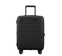Samsonite Restackd Trolley mit 4 Rollen erweiterbar 55cm + GRATIS HOTELGUTSCHEIN Schwarz