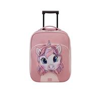 Samsonite Sammies Unicorn Tess - Kinder 2-Rollen Kabinentrolley 45x36x19 cm, Handgepäck Koffer EasyJet kompatibel, Underseat Reisekoffer für Kinder, 30L