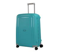Samsonite S'Cure - Hartschalenkoffer 69 cm Mittelgroß - Trolley Koffer mit 4 Rollen, TSA-Schloss, Leicht - 79 L - Blau (Aqua Blue)