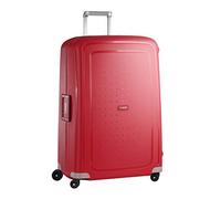 Samsonite S'Cure - Hartschalenkoffer 81 cm Extra Groß - Trolley Koffer mit 4 Rollen, TSA-Schloss, Leicht - 138 L - Rot (Crimson Red)