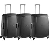 Samsonite S'Cure Spinner 69 cm Black Triple Kofferset Koffer