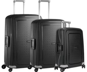 Samsonite S'Cure Spinner 75 + 69 + 55 cm Black Kofferset Koffer