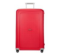Samsonite S'Cure - Hartschalenkoffer 81 cm Extra Groß - Trolley Koffer mit 4 Rollen, TSA-Schloss, Leicht - 138 L - Rot (Crimson Red)