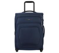 Samsonite Spark SNG Eco - Handgepäck Koffer, 2-Rollen Upright Weichgepäck 55 x 40 x 20/23 cm, Airline-konform Ryanair & EasyJet, Erweiterbar, 48.5/57 L - Blau (Midnight Blue)