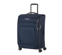 Samsonite Spark SNG Eco - Weichgepäck Koffer 67 cm Mittelgroß - Trolley Koffer mit 4 Rollen, TSA-Schloss, Leicht & Erweiterbar - Blau (Midnight Blue)