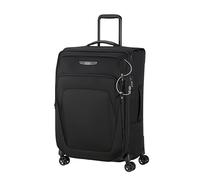 Samsonite Spark SNG Eco - Weichgepäck Koffer 67 cm Mittelgroß - Trolley mit 4 Rollen, TSA Schloss, Leicht & Erweiterbar - Schwarz (Black)