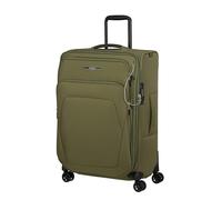 Samsonite Spark SNG Eco - Weichgepäck Koffer 67 cm Mittelgroß - Trolley mit 4 Rollen, TSA Schloss, Leicht & Erweiterbar - Grün (Olive)