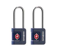 Samsonite TA Revolution - TSA-Schlüsselschloss (2er-Set), Sicheres Gepäckschloss für Koffer & Taschen, Blau (Midnight Blue)