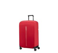 Samsonite TA Revolution - Faltbare Schutzhülle für Koffer Größe L, Kofferhülle passend für 75-79 cm, Reisekoffer Schutz, mit reflektierendem Detail, Rot
