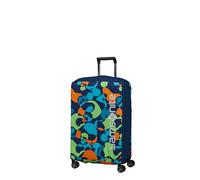 Samsonite TA Revolution - Faltbare Schutzhülle für Koffer Größe M, Kofferhülle passend für 66-69 cm, Reisekoffer Schutz, mit reflektierendem Detail, Mehrfarbig (Colorwave)
