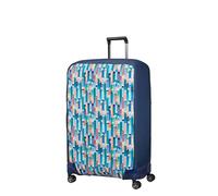 Samsonite TA Revolution - Faltbare Schutzhülle für Koffer Größe XL, Kofferhülle passend für 81-86 cm, Reisekoffer Schutz, mit reflektierendem Detail, Mehrfarbig (City Print)