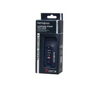 Samsonite TA Revolution - Gepäckgurt mit TSA-Schloss, Verstellbar 50mm, Robuste klick-Schnalle, Sicheres Kofferband für Reisen, Blau (Midnight Blue)