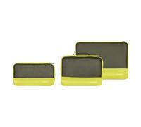Samsonite TA Revolution - Packwürfel Set 3-teilig, Hochwertiger Reise- & Koffer-Organizer, Packing Cubes für Urlaub, Gepäck-Organizer für Koffer und Rucksack, Grün (Lime)