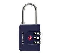 Samsonite TA Revolution - TSA-Kombinationsschloss mit 3-Ziffern-Code, Sicheres Gepäckschloss für Koffer und Taschen, Kofferschloss, Blau (Midnight Blue)