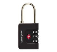 Samsonite TA Revolution - TSA-Kombinationsschloss mit 3-Ziffern-Code, Sicheres Gepäckschloss für Koffer und Taschen, Kofferschloss, Schwarz