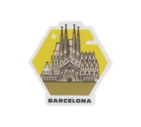 Samsonite Travel Accessories Luggage Stickers Barcelona