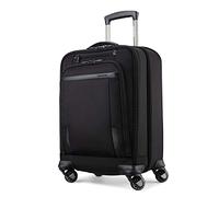 Samsonite Unisex-Erwachsene Pro Travel Softside Erweiterbares Gepäck mit Spinnrollen, Schwarz, Checked-Medium 25-Inch, Pro Travel Softside Erweiterbares Gepäck mit Spinnrollen