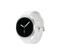 SAMSUNG Galaxy Watch 8 LTE 44 mm Smartwatch Kautschuk, 145-205 mm, Silver