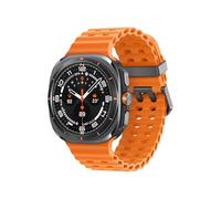 Samsung Galaxy Watch Ultra (2025) Smartwatch mit Galaxy AI, Fitness-Uhr, Marine Band, Titan-Gehäuse, Schnellbutton, Dual-GPS, 64 GB Speicher, 47 mm, LTE, Titanium Gray, 3 Jahre Herstellergarantie