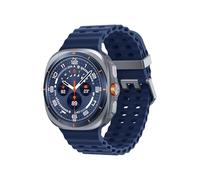 Samsung Galaxy Watch Ultra (2025) Smartwatch mit Galaxy AI, Fitness-Uhr, Marine Band, Titan-Gehäuse, Schnellbutton, Dual-GPS, 64 GB Speicher, 47 mm, LTE, Titanium Blue, 3 Jahre Herstellergarantie