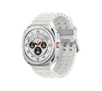 Samsung Galaxy Watch Ultra (2025) Smartwatch mit Galaxy AI, Fitness-Uhr, Marine Band, Titan-Gehäuse, Schnellbutton, Dual-GPS, 64 GB Speicher, 47 mm, LTE, Titanium White, 3 Jahre Herstellergarantie