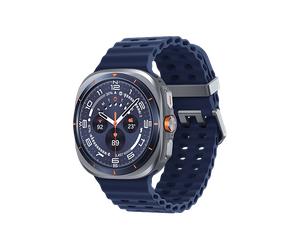 SAMSUNG Galaxy Watch Ultra 47 mm Smartwatch Nitrilkautschuk, 90-140 mm, Titanium Blue