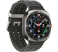 Samsung Galaxy Watch Ultra 47 mm Titan intelligente Uhr mit Marineband Gummi Dark Gray Bandgröße: S/M/L Anzeige 3,8 cm 1.5" 32 GB Wi-Fi LTE NFC Bluetooth 4G 60.5 g Titanium Silver