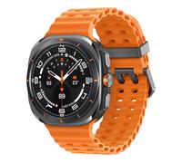 Samsung Galaxy Watch Ultra - 47 mm - titanfarben grau - intelligente Uhr mit Marineband - Gummi - Or