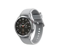 Samsung Galaxy Watch4 Classic Edelstahlgehäuse Bluetooth 46mm Silver Smartwatch - PayPal 0 % Finanzierung