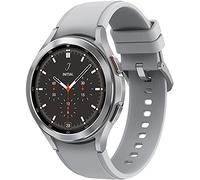 Samsung Galaxy Watch4 Classic, Runde Bluetooth Smartwatch, Wear OS, drehbare Lünette, Fitnessuhr, Fitness-Tracker, 46 mm, Silver (Deutche Version)