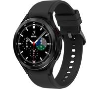 Samsung Galaxy Watch4 Classic, Runde Bluetooth Smartwatch, Wear OS, drehbare Lünette, Fitnessuhr, Fitness-Tracker, 46 mm, Black