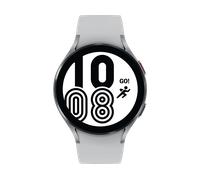 SAMSUNG Galaxy Watch4, LTE, 44 mm, Smartwatch, Fluorkautschuk, M/L, Silver