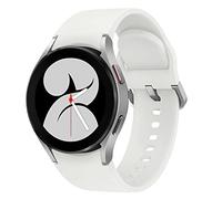 Samsung Galaxy Watch4, Runde Bluetooth Smartwatch, Wear OS, Fitnessuhr, Fitness-Tracker, 40 mm, Silver (Deutche Version)