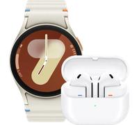 Samsung Galaxy Watch7 Creme 40 mm + Galaxy Buds3 Weiß Smartwatch