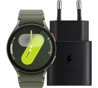 Samsung Galaxy Watch7 Grün 40 mm + Ladegerät 25 W Smartwatch