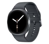 Samsung Galaxy Watch8 - 44 mm - Carbon-Schwarz - intelligente Uhr mit Sportband - Gummi - Graphit -