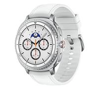 Samsung Galaxy Watch8 Classic - 46 mm - intelligente Uhr mit Hybridband - Hybrid-Eco-Leder - Bandgrö