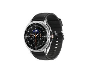 SAMSUNG Galaxy Watch8 Classic 46 mm Smartwatch PU/Kautschuk, 130-205 mm, Black