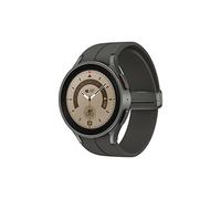 Samsung Galaxy Watch5 Pro Smartwatch, Gesundheits-Tracker, Sportuhr, Lange Akkulaufzeit, Bluetooth, 45 mm, Titanium, 1 Jahr Verlängerung [Ausgeschlossen von Amazon] - Version FR