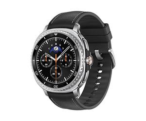 SAMSUNG SM-L505 GALAXY WATCH 8 CLASSIC 46MM LTE BLACK Smartwatch Edelstahl -, Breite: 20 mm, Black