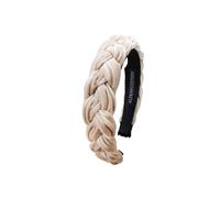 Samt-Haarreif - Flechtoptik - ADV132-000 - verschiedene Farben - Alpenflüstern Dunkel-Braun