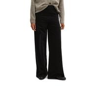 Samthose MARC O'POLO, Damen, Gr. 40, N-Gr, schwarz, Samt, Obermaterial: 98% Baumwolle, 2% Elasthan, weit lang, Hosen Samthose, Model Margo wide aus Organic Cotton-Stretch (60012715-40) schwarz