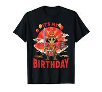 Samurai Alien Japan Kawaii Anime Warrior Birthday T-Shirt