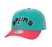 San Antonio Spurs Mitchell & Ness Legendary Home Pro Pinch Snapback Hardwood Classic NBA Cap Türkis - OS