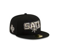 San Antonio Spurs New Era NBA 2024 Statement Edition 59FIFTY Cap Schwarz - 7 1/4
